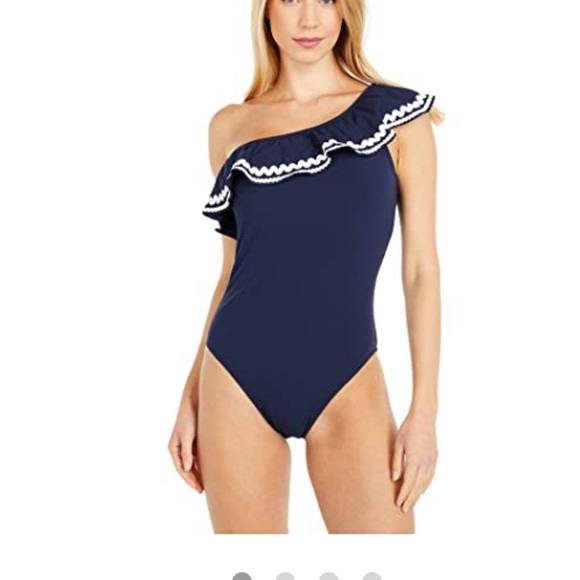 J. Crew Factory Other - J.Crew One-Shoulder Ruffle One-Piece Swimsuit